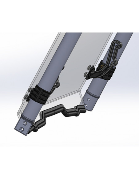 Pare-brise DIRECTION 2 avant complet pliable 1pc RZR Pro XP