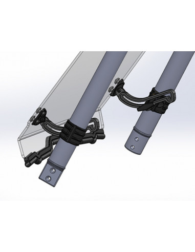 Pare-brise DIRECTION 2 avant complet pliable 1pc RZR Pro XP