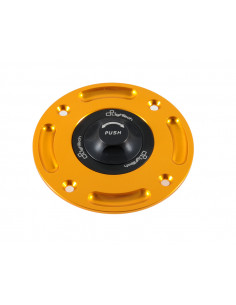 Bouchon de réservoir LIGHTECH noir/or 1/4 tour