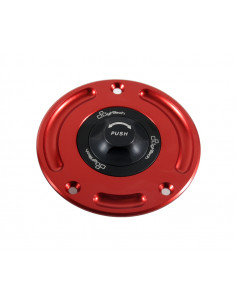 Bouchon de réservoir LIGHTECH noir/rouge 1/4 tour Kawasaki Z800