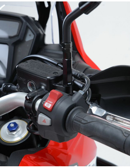 Réhausses de rétroviseur R&G RACING universel M10 x 1,25 x 15mm x 45mm - noir