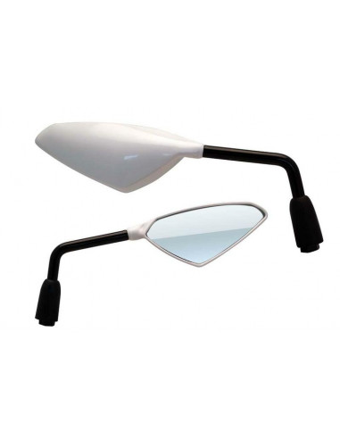 Rétroviseur V PARTS Wind universel M10/125 - blanc