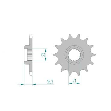 Kit chaine AFAM acier YAMAHA XJ 600 S DIVERSION 4BR pas 520 1992 à 2002