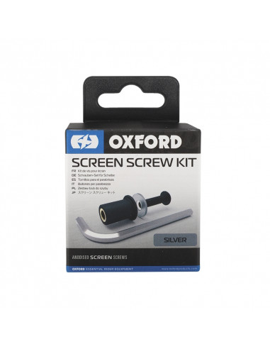 Kit de vis pour bulle OXFORD argent