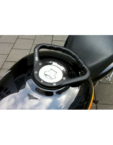 Poignée de réservoir A-SIDER Black Edition 5 vis noir Honda Poignée de réservoir A-SIDER Black Edition 5 vis noir Honda