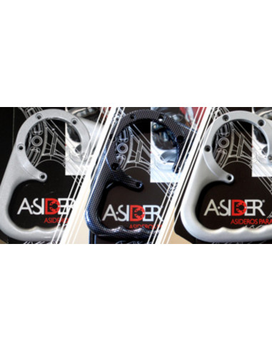 Poignée de réservoir A-SIDER 5 vis argent Kawasaki