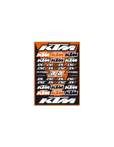 Planche de stickers BLACKBIRD KTM