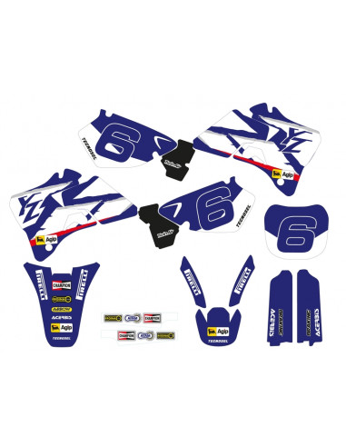 Kit déco TECNOSEL Team Yamaha 1998