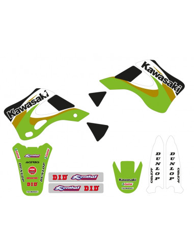 Kit déco TECNOSEL Team OEM Kawasaki 2000