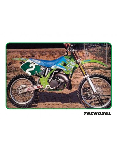 Kit déco TECNOSEL Team Kawasaki 1996 Kit déco TECNOSEL Team Kawasaki 1996
