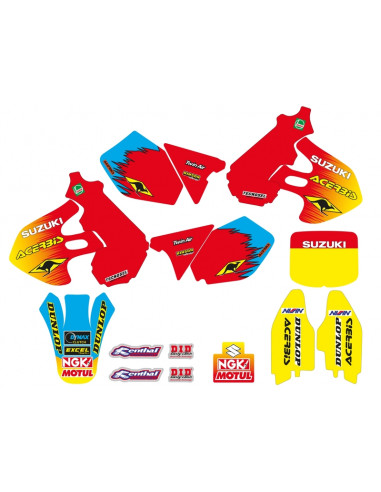 Kit déco complet TECNOSEL Team Suzuki 1999