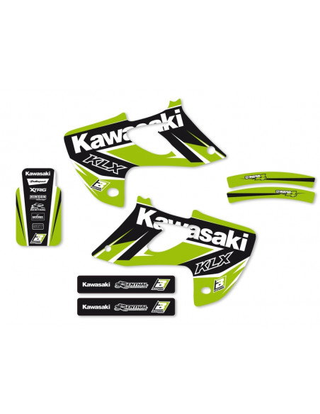 Kit déco BLACKBIRD Dream Graphic 4 Kawasaki KLX250