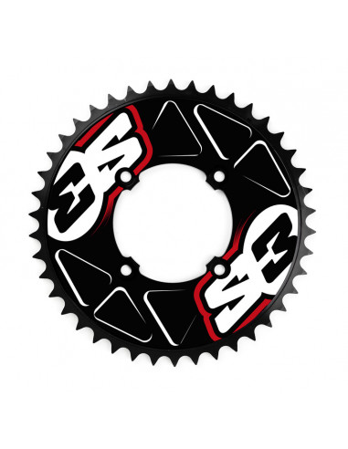 Stickers de couronne S3 46/48 dents rouge