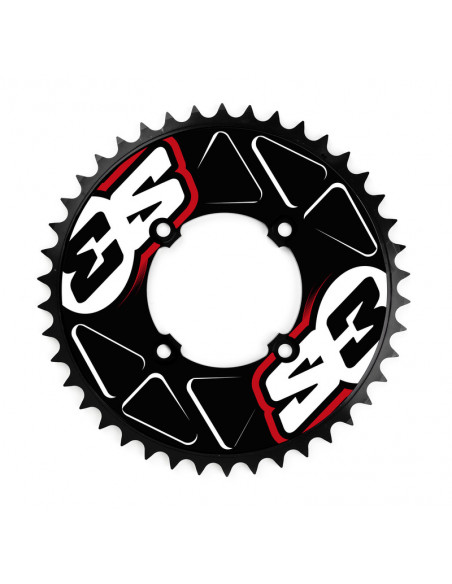 Stickers de couronne S3 41/42/43/44 dents rouge