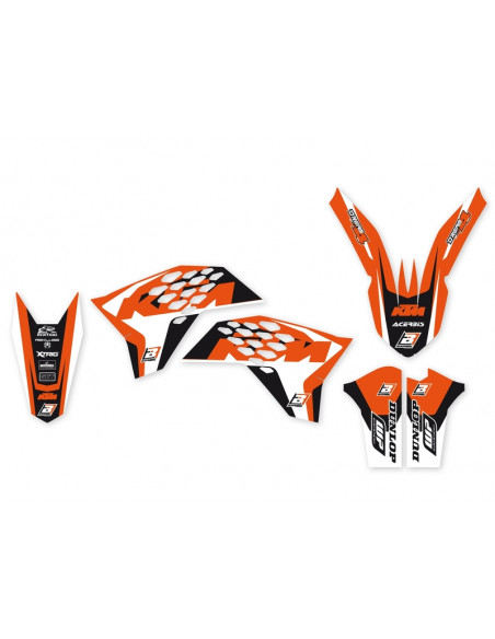 Kit complet BLACKBIRD Dream Graphic 4 Kawasaki KX125/250