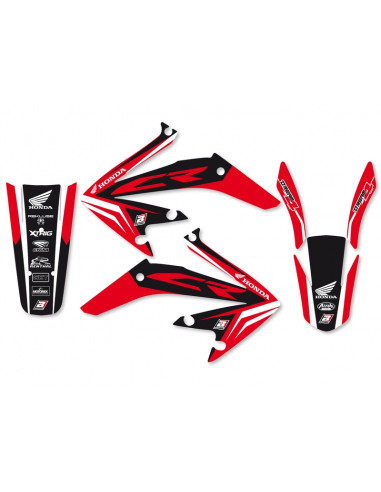 Kit déco BLACKBIRD Dream Graphic 4 Honda CRE/CRM Kit déco BLACKBIRD Dream Graphic 4 Honda CRE/CRM