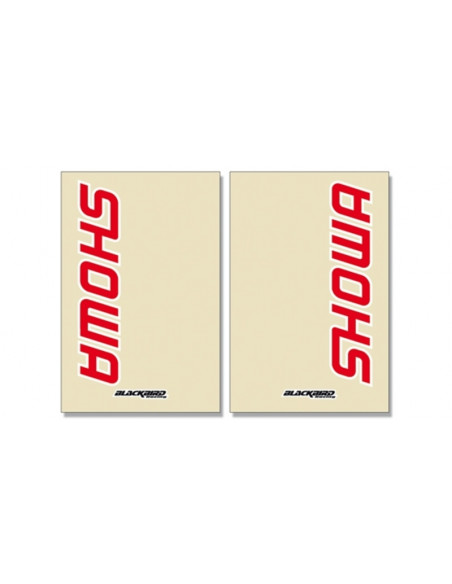 Déco de fourche BLACKBIRD Showa translucide