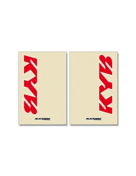 Déco de fourche BLACKBIRD Kayaba translucide