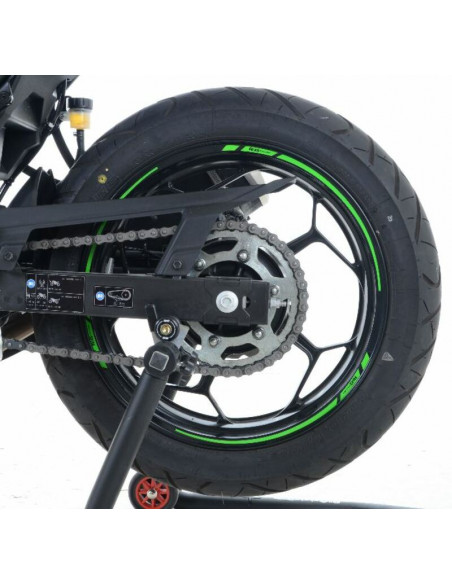 Liseré de jantes R&G RACING 17'' vert Liseré de jantes R&G RACING 17'' vert