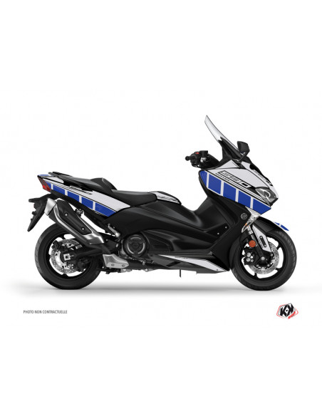 Kit déco KUTVEK Vintage gris/bleu Yamaha T-Max 530