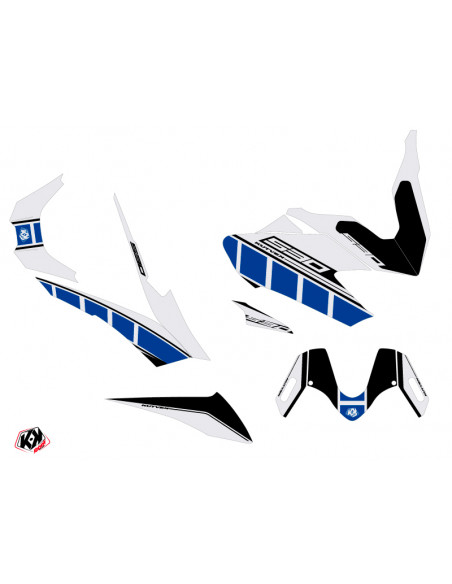 Kit déco KUTVEK Vintage gris/bleu Yamaha T-Max 530