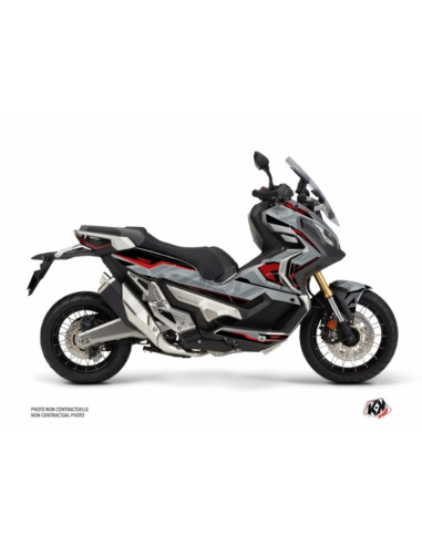 Kit déco KUTVEK Energy gris/rouge Honda X ADV