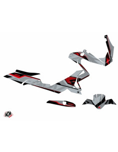 Kit déco KUTVEK Energy gris/rouge Honda X ADV 2