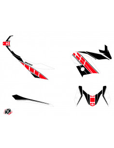 Kit déco KUTVEK Vintage rouge Yamaha X-Max 300 2