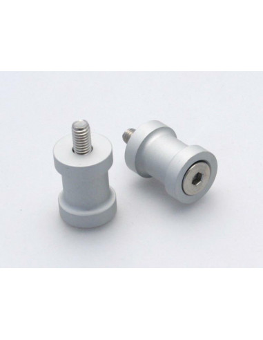 Pions de bras oscillant R&G RACING M10 aluminium argent