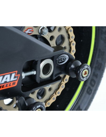 Pions de bras oscillant avec platine R&G RACING noir BMW G310R