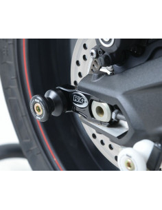 Pions de bras oscillant avec platine R&G RACING noir Triumph