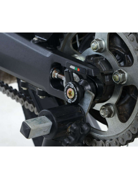 Pions de bras oscillant déporté R&G RACING noir Honda