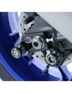 Pions de bras oscillant R&G RACING avec platine noir Yamaha YZF-R1 2
