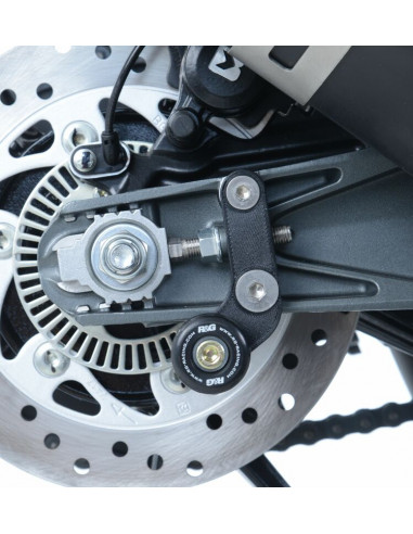 Pions de bras oscillant avec platine R&G RACING noir KTM