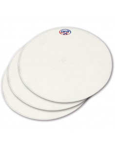 Plaque frontale ovale UFO vintage 1970 blanc 3 pièces