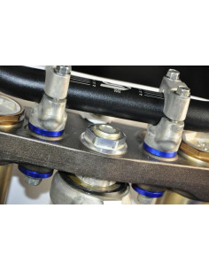 Douilles SCAR alu bleu Yamaha YZ250F 2
