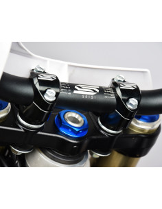 Pontets de guidon SCAR Ø28.6mm +30mm té de fourche d'origine Kawasaki 2