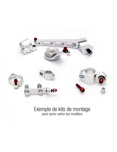 KIT FIXATION D'AMORTISSEUR DE DIRECTION BITUBO POUR TRIUMPH DAYTONA 675 06-08 AU-DESSUS DU RESERVOIR