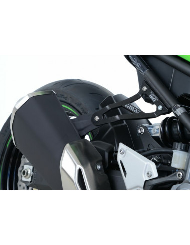 Patte de fixation de silencieux R&G RACING noir Kawasaki Z900