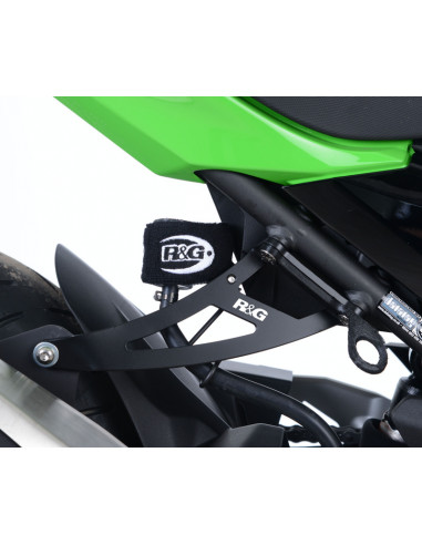 Patte de fixation de silencieux R&G RACING noir Kawasaki Ninja 400