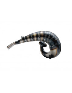 Echappement complet BIG ONE Factory acier/silencieux aluminium noir 2