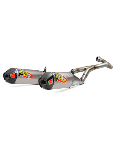 Ligne complète PRO CIRCUIT T-6 Titane - Honda CRF450R/RX Ligne complète PRO CIRCUIT T-6 Titane - Honda CRF450R/RX