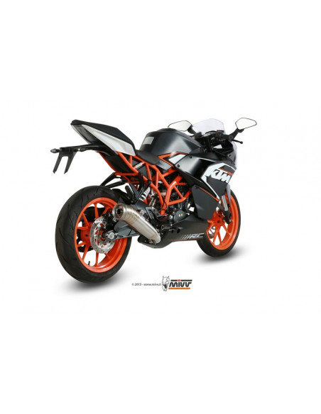 Ligne complète MIVV Ghibli - KTM RC 125 Ligne complète MIVV Ghibli - KTM RC 125