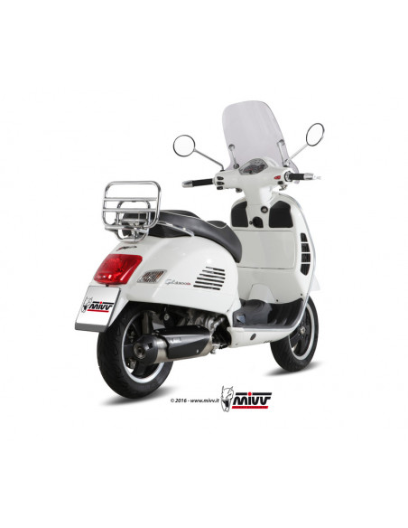 Ligne complète MIVV Urban - Piaggio Vespa GTS 300 Ligne complète MIVV Urban - Piaggio Vespa GTS 300
