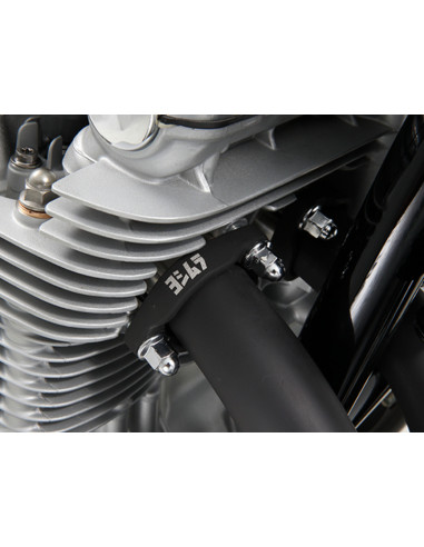 Ligne complète YOSHIMURA Straight Cyclone inox noir Honda CB1100/EX