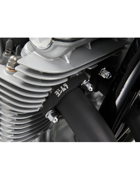 Ligne complète YOSHIMURA Straight Cyclone inox noir Honda CB1100/EX