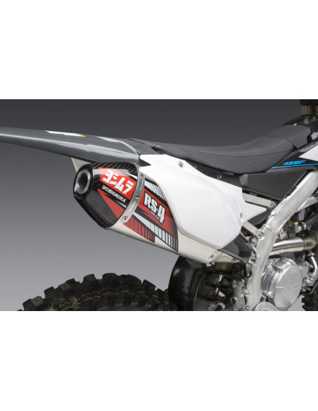 Silencieux YOSHIMURA RS-4 Signature Series aluminium/casquette carbone Yamaha YZ450F