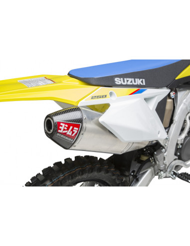 Silencieux YOSHIMURA RS-4 Signature Series alu/casquette carbone Suzuki RM-Z250