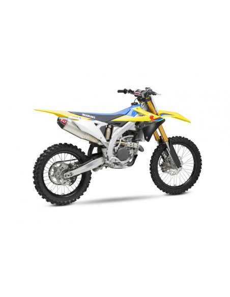 Silencieux YOSHIMURA RS-4 Signature Series alu/casquette carbone Suzuki RM-Z250