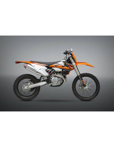 Silencieux YOSHIMURA RS-4 Signature Series aluminium/casquette carbone KTM/Husqvarna